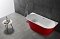 Акриловая ванна Abber 170х80 см AB9216-1.7R, красный - изображение 3