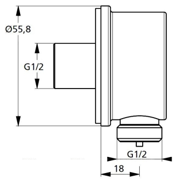 Гигиенический душ Ideal Standard со смесителем - 8 изображение