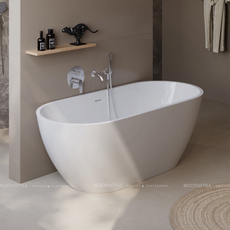 Акриловая ванна 150х73 см BelBagno Uno BB701-1500-730-K белая - изображение 7