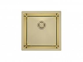 Кухонная мойка Alveus Monarch Quadrix 30 1103319 золото в комплекте с выпуском без сифона