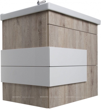 Комплект мебели для ванной Aquanet Мадейра 70 дуб кантри - 10 изображение