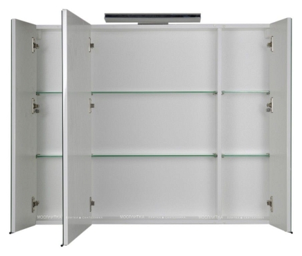 Зеркальный шкаф Aquanet Орлеан 105 белый - 3 изображение