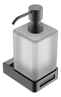 Дозатор Boheme Q 10957-GM для жидкого мыла, серый