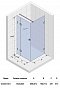 Душевой уголок прямоугольный Riho Scandic M203 100x80 см - изображение 3