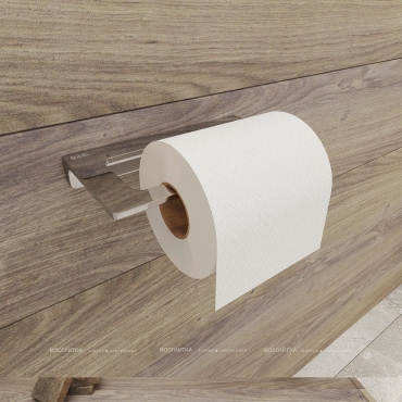 Держатель туалетной бумаги без крышки сплав металлов IDDIS Slide хром SLISC00i43 - 3 изображение