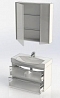 Комплект мебели для ванной Aquanet Франка 85 белый - 26 изображение