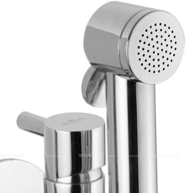 Гигиенический душ со смесителем Webert Elio EL870303015PVC, хром - изображение 2