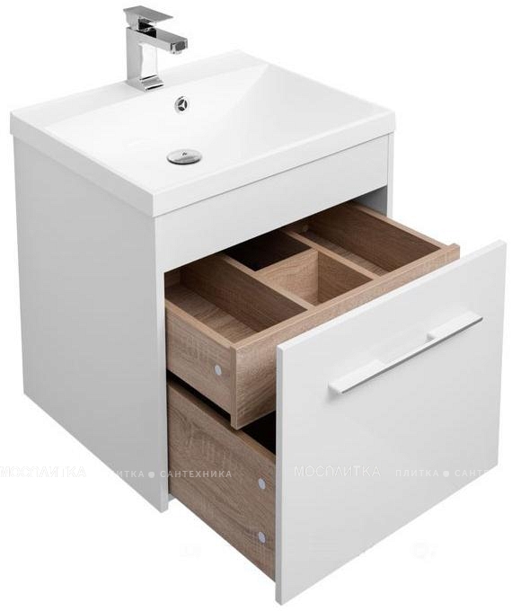 Комплект мебели для ванной Aquanet Августа 58 белый - изображение 6