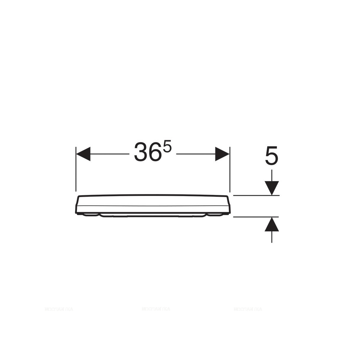 Крышка-сиденье Geberit Icon 500.835.01.1 белая с микролифтом - изображение 3
