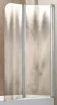 Шторка для ванны Vincea VSB 114x140 см, VSB-12114CH-R, профиль хром, стекло рифленое