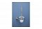 Ёршик для унитаза Aquanet 3888, бронза - 2 изображение