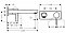 Смеситель для раковины Hansgrohe Metris S 31163000 - 3 изображение