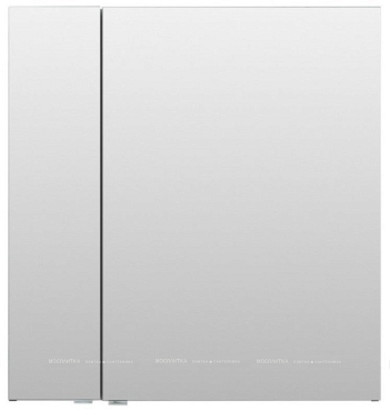 Зеркальный шкаф Aquanet Алвита 80 серый антрацит - 2 изображение