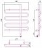 Полотенцесушитель электрический Сунержа Эпатаж 2.0 80х60 см 00-0550-8060 без покрытия - 5 изображение