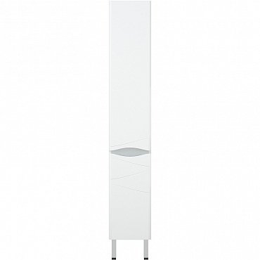 Шкаф-пенал Corozo Омаха 30 см SD-00000968 белый металлик