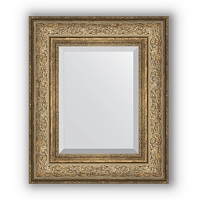 Зеркало в багетной раме Evoform Exclusive BY 3373 50 x 60 см, виньетка античная бронза