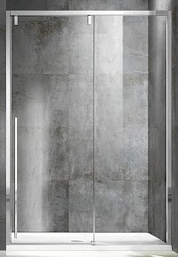 Душевая дверь Vincea Lugano 120x195 см, VDS-1L120CL-1, профиль хром, стекло прозрачное
