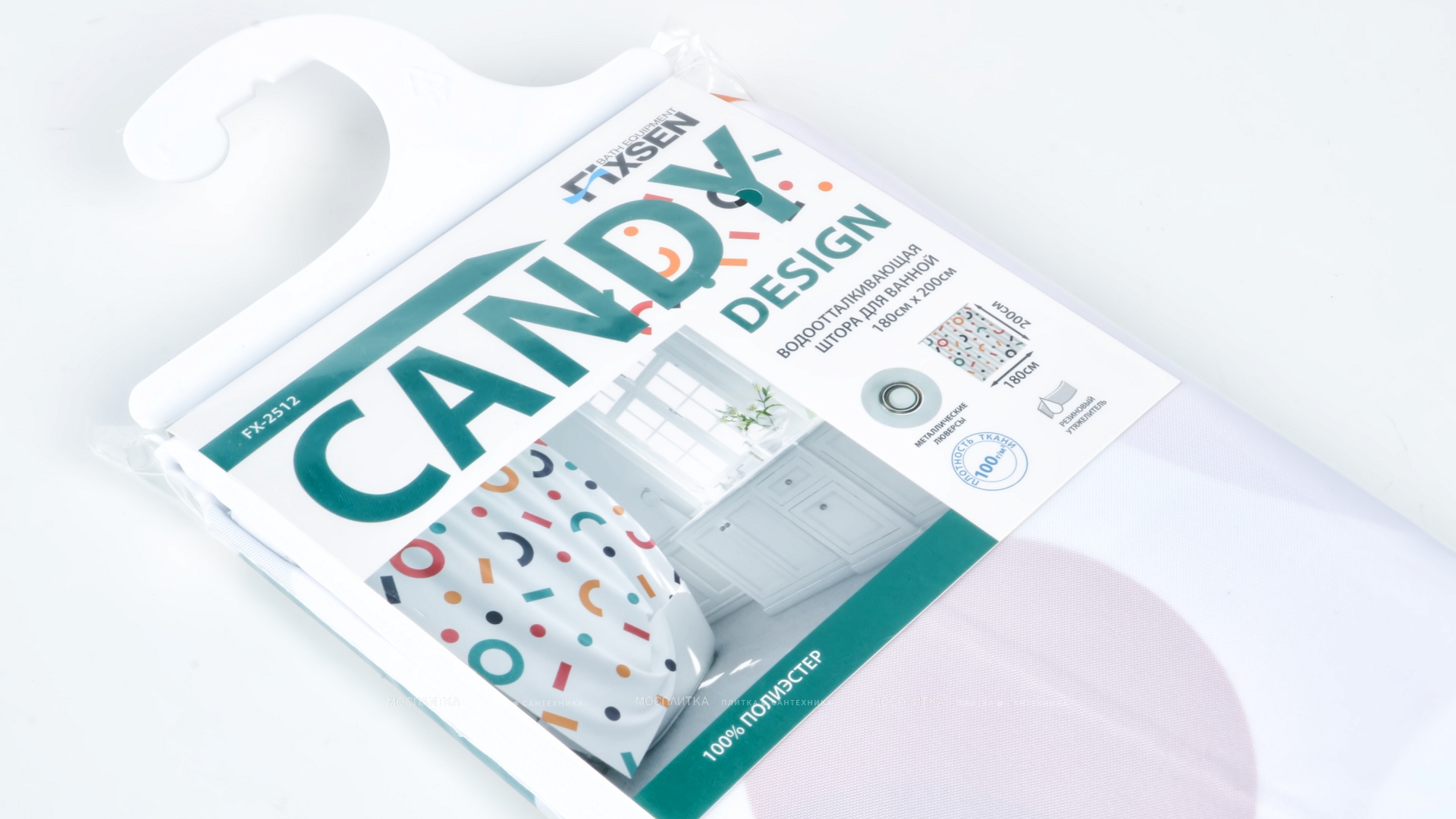 Штора для ванной Fixsen Design Candy FX-2512 - изображение 4