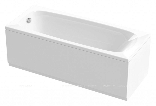 Акриловая ванна 155х70 см Cezares Eco ECO-155-70-41-W37 белая - 2 изображение