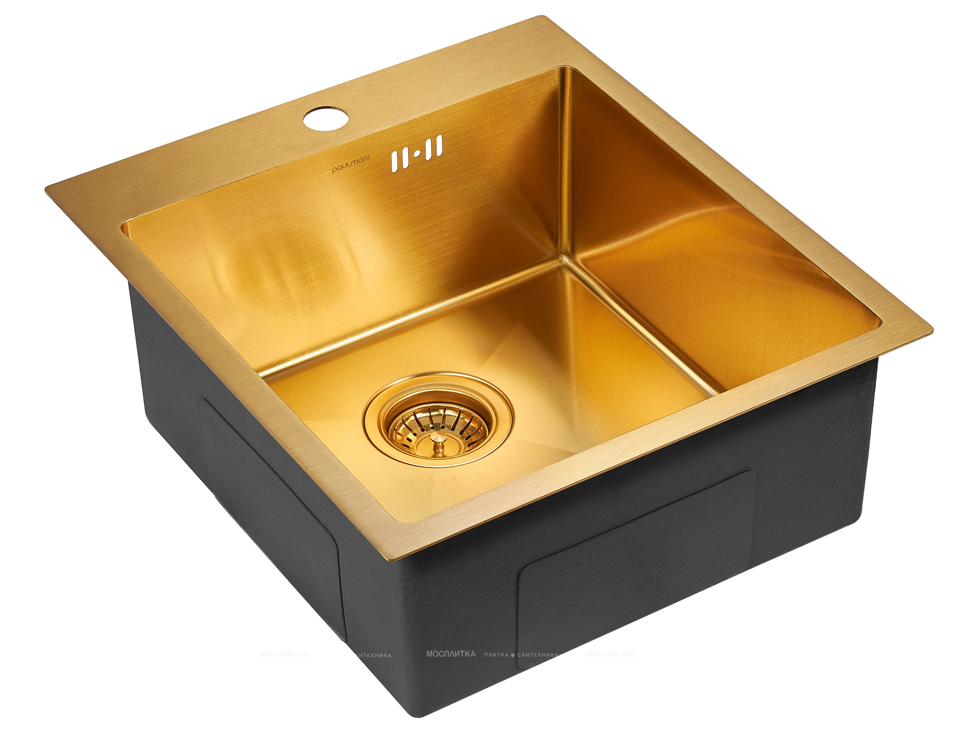 Мойка кухонная Paulmark Favor PM214551-BG брашированное золото - изображение 2