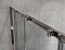 Душевая дверь Vincea Garda 200x190 см, VDS-1G2200CH, профиль хром, стекло рифленое - 5 изображение