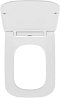 Унитаз подвесной безободковый Creto Logan L4 1004-001-L2W с крышкой-сиденьем микролифт, белый - изображение 15