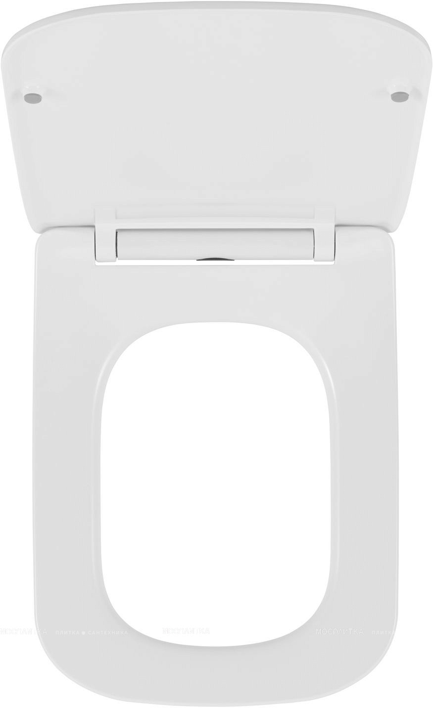 Унитаз подвесной безободковый Creto Logan L4 1004-001-L2W с крышкой-сиденьем микролифт, белый - изображение 15