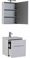 Комплект мебели для ванной Aquanet Порто 60 белый Como - 3 изображение