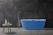 Акриловая ванна Abber 170х80 см AB9216-1.7DB, синий - 3 изображение