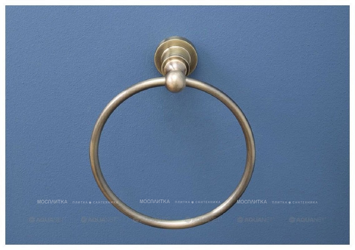 Полотенцедержатель-кольцо Aquanet 3880, бронза - изображение 3