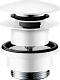 Донный клапан Hansgrohe 50100700 для раковины Push-Open, матовый белый