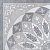 Керамогранит Kerama Marazzi Декор Монтаньоне серый лаппатированный 1/4 розона 42х42