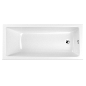 Акриловая ванна 180х80 см Whitecross Wave Slim 0111.180080.100 белая