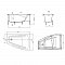 Акриловая ванна Roca Hall Angular 150x100 L - 3 изображение