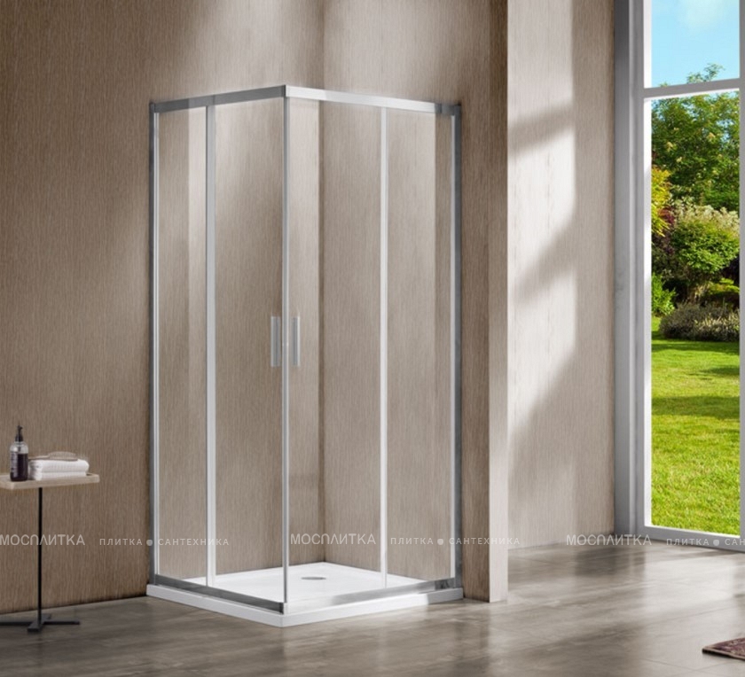 Душевая дверь Vincea Garda 90 см хром, стекло прозрачное, VHC-1G900CL - изображение 3
