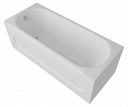 Акриловая ванна Aquatek Оберон 160х70 см OBR160-0000041, белый - 2 изображение