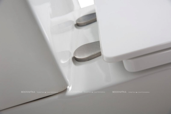 Чаша унитаза напольная безободковая BelBagno Lounge BB045CPR белая - 8 изображение