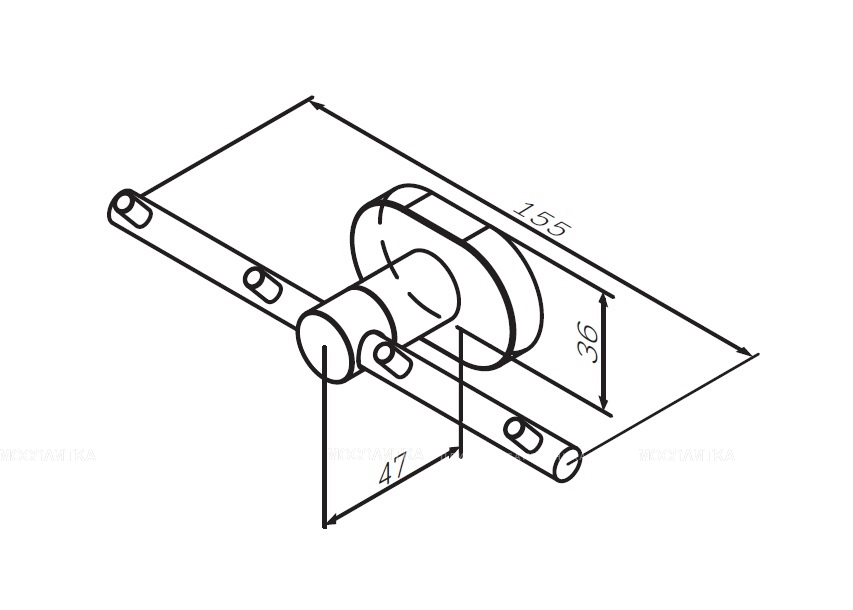Набор крючков для полотенец Am.Pm Sense L A7435900 хром - изображение 7