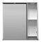 Зеркальный шкаф Brevita Balaton 80 см BAL-04080-01-01П правый, с подсветкой, белый / серый - 3 изображение