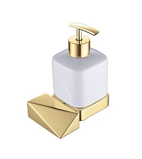Дозатор для жидкого мыла Boheme New Venturo 10317-G-B золото