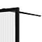 Душевая перегородка Vincea Walk-In HP Art VSW-1HP100FLB 100x200, черный матовый, стекло рифленое - изображение 4