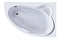 Акриловая ванна Roca Luna 170x115 асимметричная правая белая 248641000 