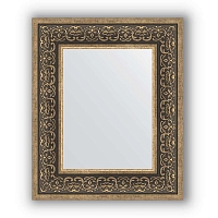 Зеркало в багетной раме Evoform Definite BY 3032 49 x 59 см, вензель серебряный