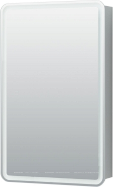 Зеркальный шкаф Aquanet Оптима 50 с LED подсветкой - 8 изображение