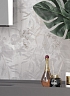 Керамическая плитка Meissen Плитка Bosco Verticale цветы серый 25х75 - изображение 2