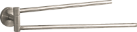 Полотенцедержатель двойной Hansgrohe Logis 40512820 шлифованный никель