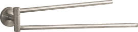 Полотенцедержатель двойной Hansgrohe Logis 40512820 шлифованный никель
