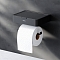 Держатель туалетной бумаги Am.Pm Inspire 2.0 A50A341522 с полкой для телефона и контейнером, черный матовый - 3 изображение