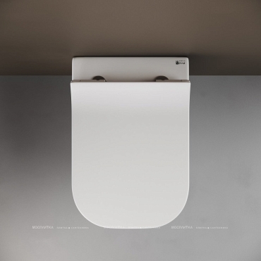 Комплект подвесной безободковый унитаз Ceramica Nova New Day CN3005 с крышкой-сиденьем микролифт + инсталляция Creto Standart 1.1 - 6 изображение