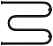 Полотенцесушитель водяной Сунержа М-образный 50х65 см 31-4007-5065 матовый черный - изображение 2